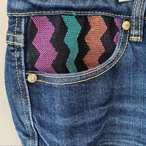 VINTAGE COOGI Jeans RARE! Women’s size 9/10 colourful artistic cool streetwear - Picture 7 of 12